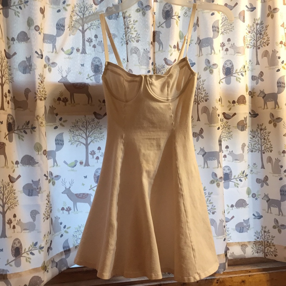 American apparel white dress